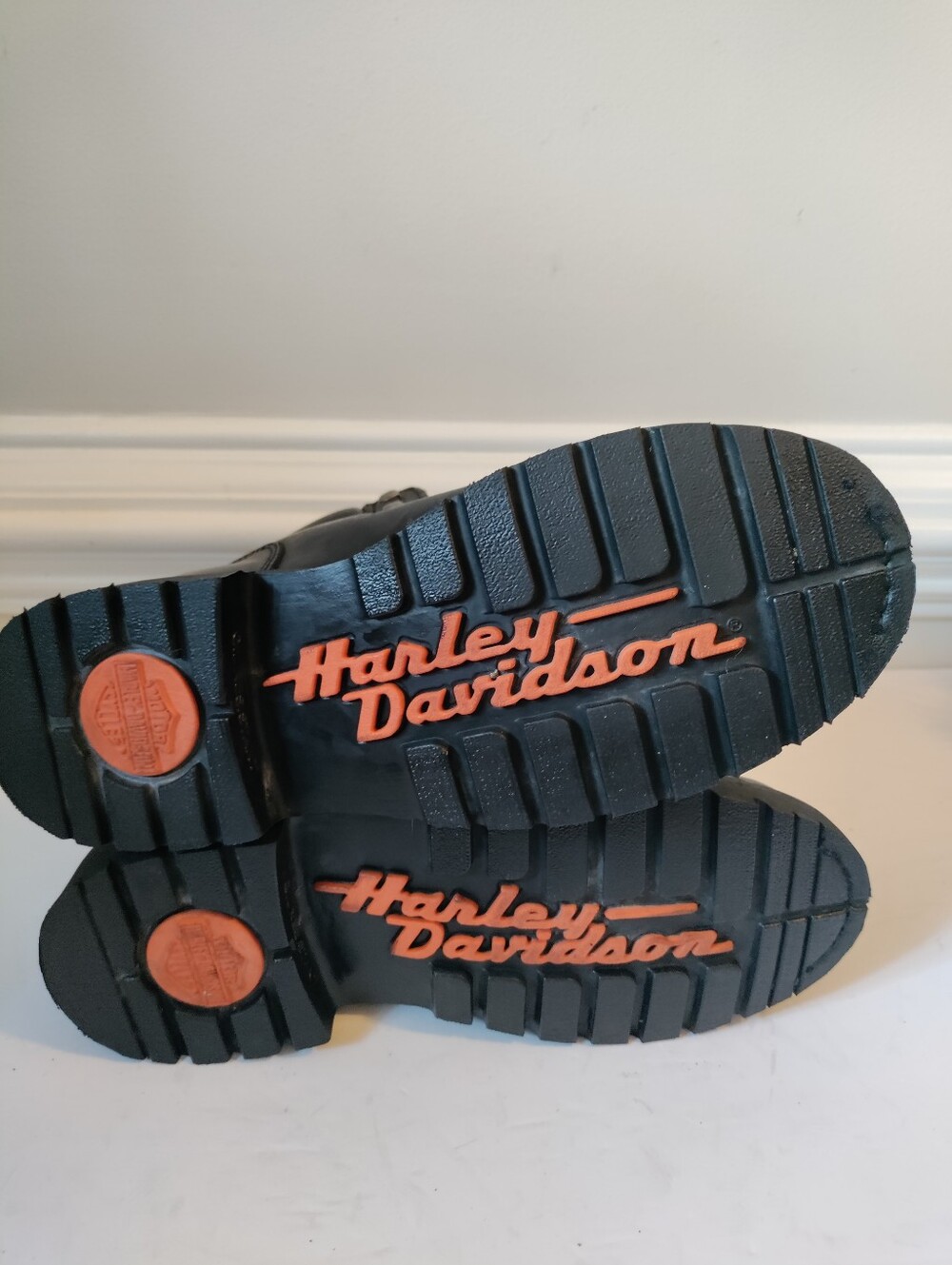 Vintage Harley-Davidson Leather Hiking/Work Boots-Women's Size 8.5 - Picture 4 of 8